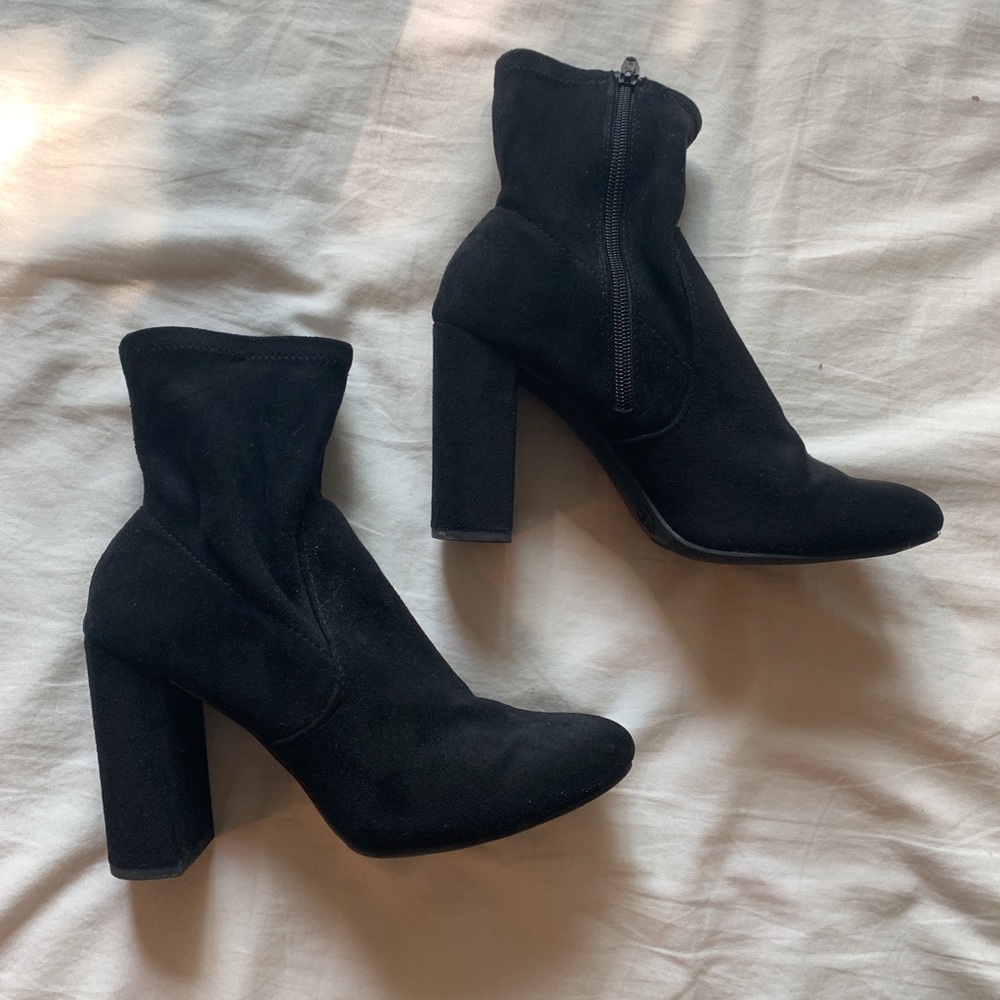 Black Felt Boots